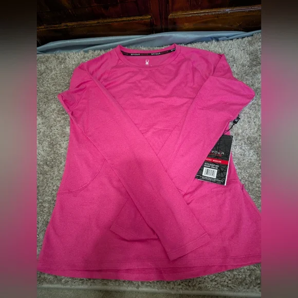 NEW WT! SPYDER ACTIVE LONG SLEEVE TOP - Picture 9 of 14